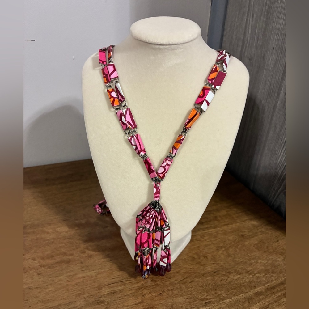 Colorful Vintage Tassel Necklace